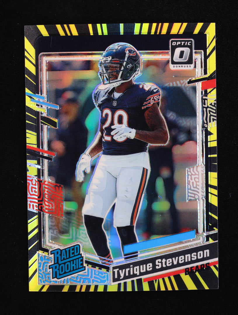 Tyrique Stevenson 2023 Donruss Optic Electricity #219 RR RC #68/69 at PristineAuction.com Tyrique Stevenson 2023 Donruss Optic Electricity #219 RR RC #68/69 at PristineAuction.com