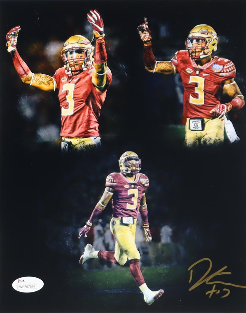 Derwin James Signed Florida State Seminoles 8x10 Photo (JSA) at PristineAuction.com Derwin James Signed Florida State Seminoles 8x10 Photo (JSA) at PristineAuction.com