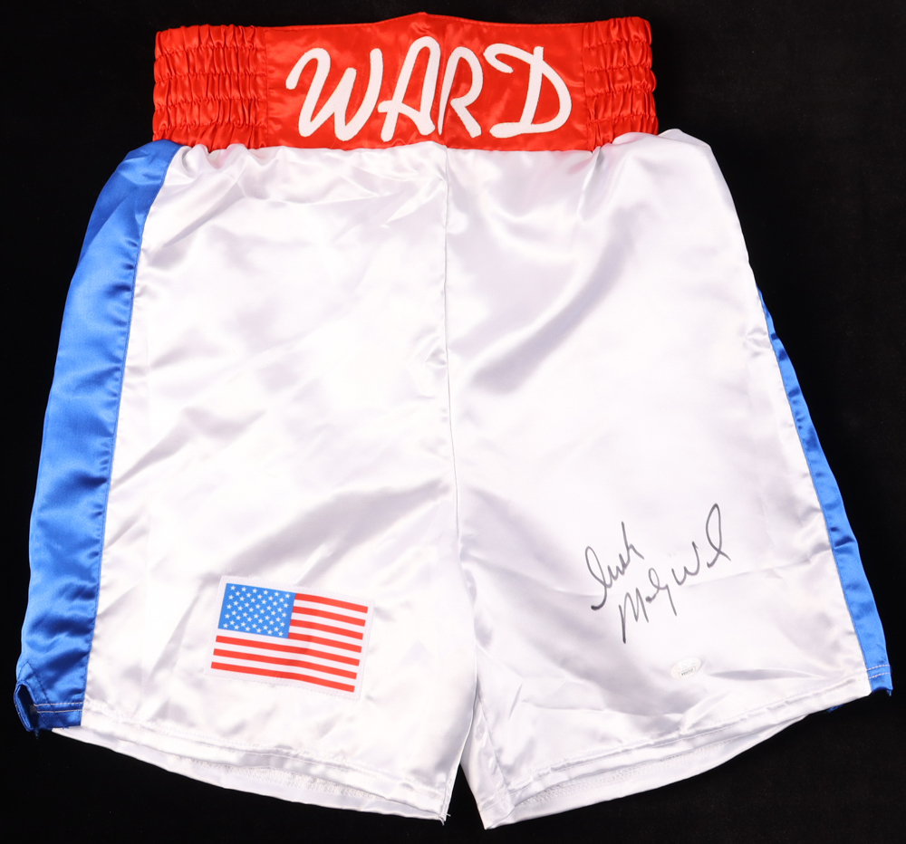 "Irish" Micky Ward Signed Boxing Trunks (JSA) at PristineAuction.com "Irish" Micky Ward Signed Boxing Trunks (JSA) at PristineAuction.com