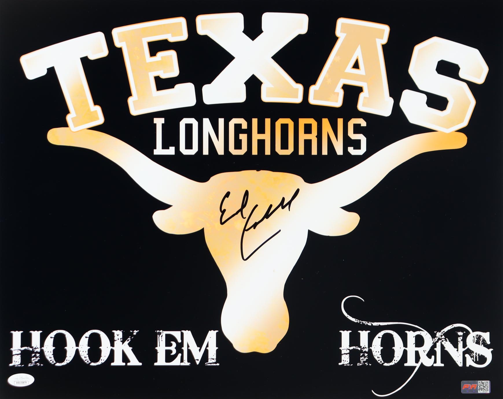 Earl Campbell Signed Texas Longhorns 16x20 Photo (JSA & PIA) at PristineAuction.com Earl Campbell Signed Texas Longhorns 16x20 Photo (JSA & PIA) at PristineAuction.com