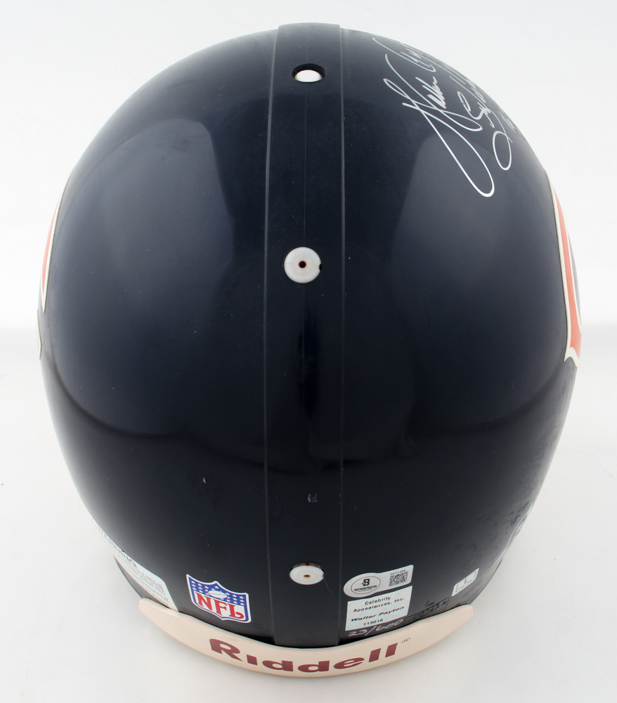 Walter Payton Signed Bears Full-Size Authentic Helmet Inscribed "Sweetness" & "16,726" (Beckett) at PristineAuction.com Walter Payton Signed Bears Full-Size Authentic Helmet Inscribed "Sweetness" & "16,726" (Beckett) at PristineAuction.com