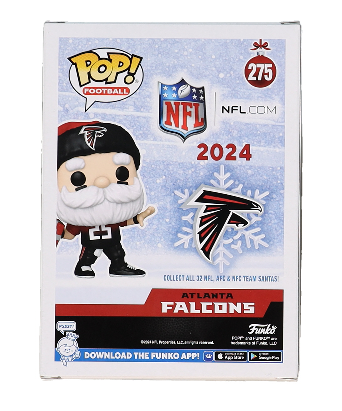 Andre Rison Signed Falcons #190 Falcons Santa Funko Pop! Vinyl Figure Inscribed "Bad Moon" (Schwartz) at PristineAuction.com Andre Rison Signed Falcons #190 Falcons Santa Funko Pop! Vinyl Figure Inscribed "Bad Moon" (Schwartz) at PristineAuction.com