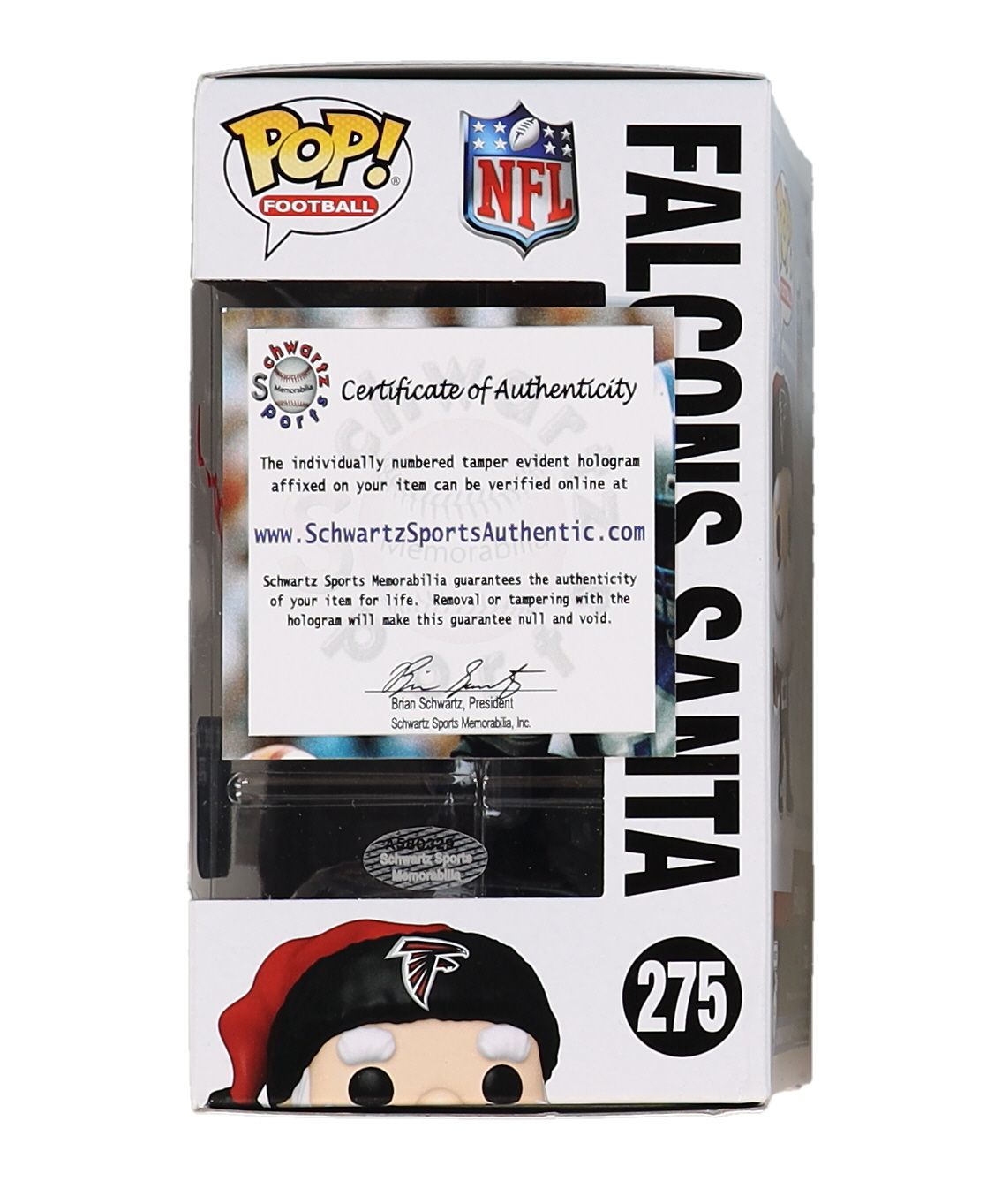 Andre Rison Signed Falcons #190 Falcons Santa Funko Pop! Vinyl Figure Inscribed "Bad Moon" (Schwartz) at PristineAuction.com Andre Rison Signed Falcons #190 Falcons Santa Funko Pop! Vinyl Figure Inscribed "Bad Moon" (Schwartz) at PristineAuction.com