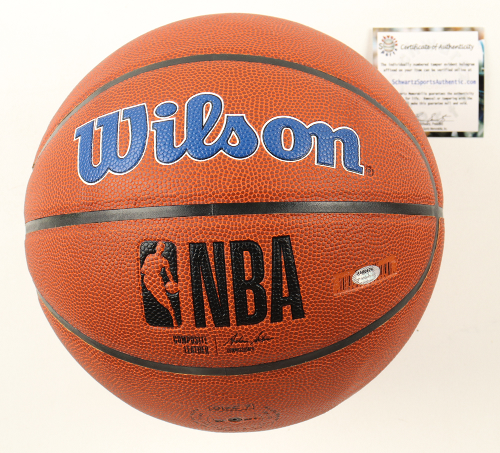 Dennis Rodman Signed Pistons Logo NBA Basketball (Schwartz) at PristineAuction.com Dennis Rodman Signed Pistons Logo NBA Basketball (Schwartz) at PristineAuction.com