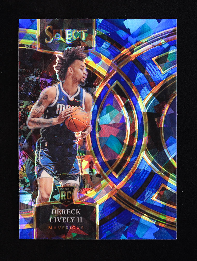 Dereck Lively II 2023-24 Select Prizms Blue Cracked Ice #111 RC at PristineAuction.com Dereck Lively II 2023-24 Select Prizms Blue Cracked Ice #111 RC at PristineAuction.com