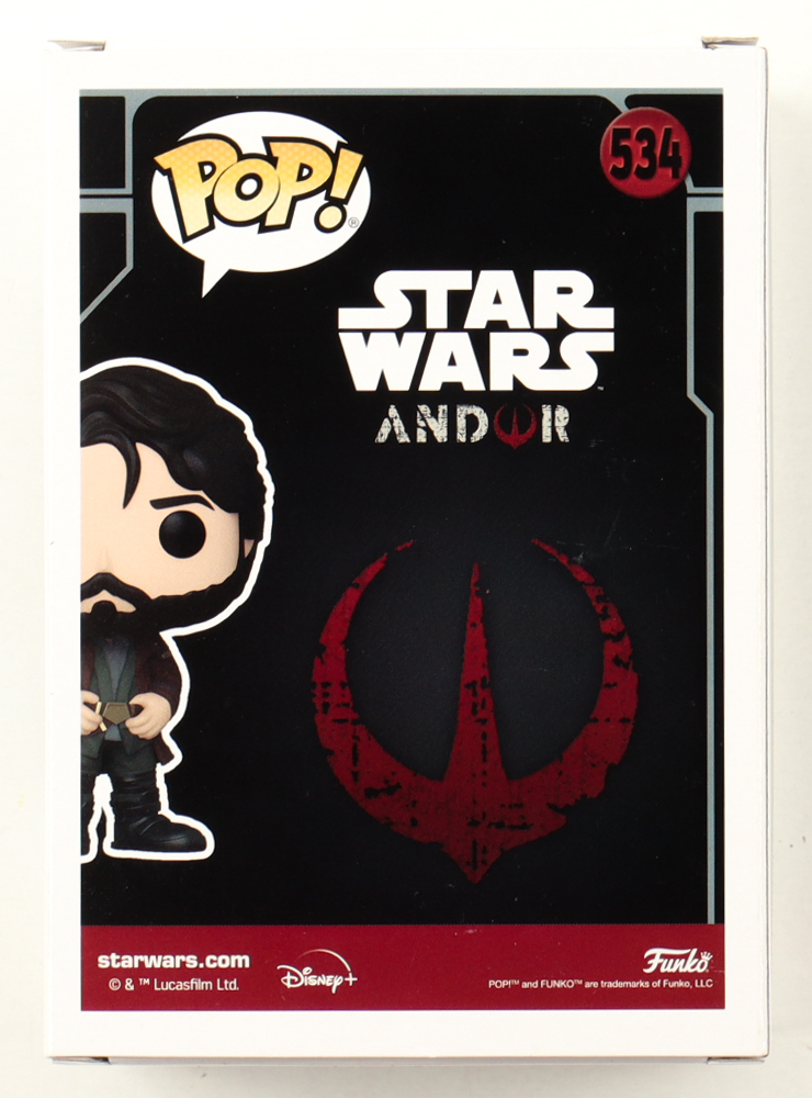 Diego Luna Signed "Star Wars" #534 Cassian Andor Funko Pop! Vinyl Figure (ACOA) at PristineAuction.com Diego Luna Signed "Star Wars" #534 Cassian Andor Funko Pop! Vinyl Figure (ACOA) at PristineAuction.com