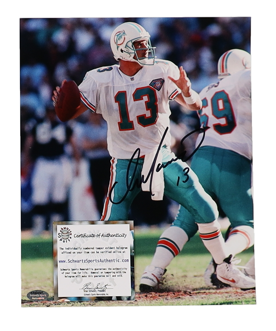 Dan Marino Signed Dolphins 8x10 Photo (Schwartz) at PristineAuction.com Dan Marino Signed Dolphins 8x10 Photo (Schwartz) at PristineAuction.com