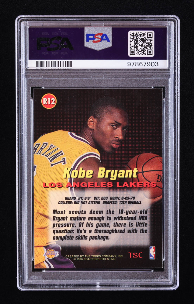 KOBE BRYANT 1996-97 EX RC PSA 8 コービー高騰中！