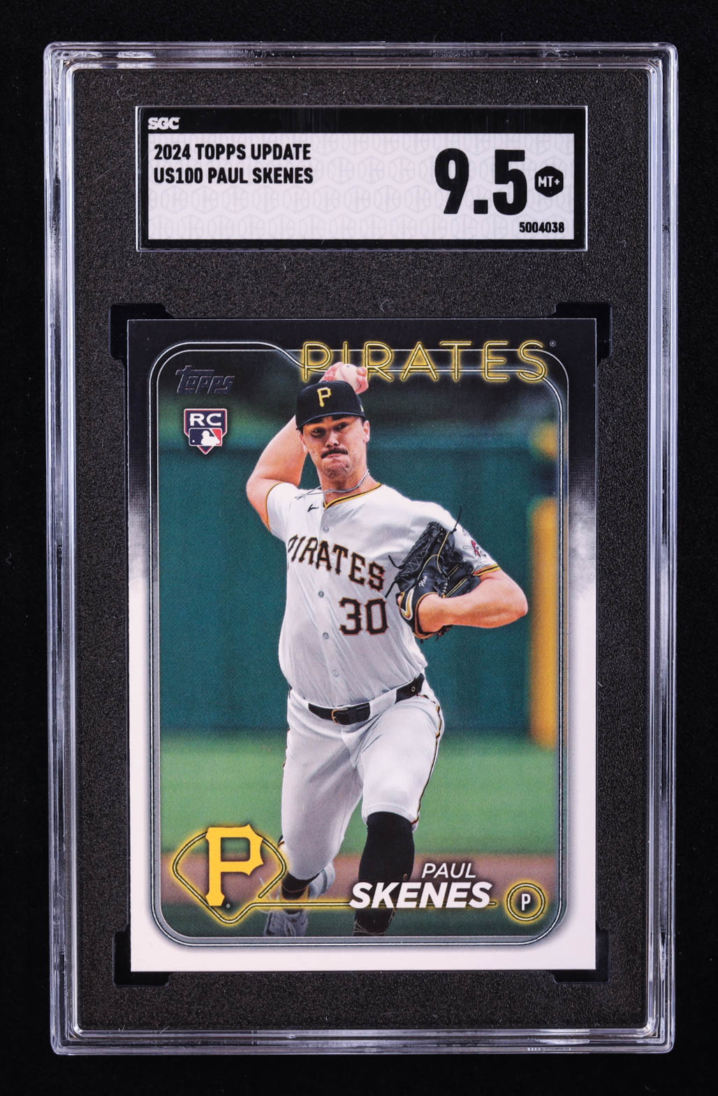 Paul Skenes 2024 Topps Update #US100 RC (SGC 9.5) at PristineAuction.com Paul Skenes 2024 Topps Update #US100 RC (SGC 9.5) at PristineAuction.com
