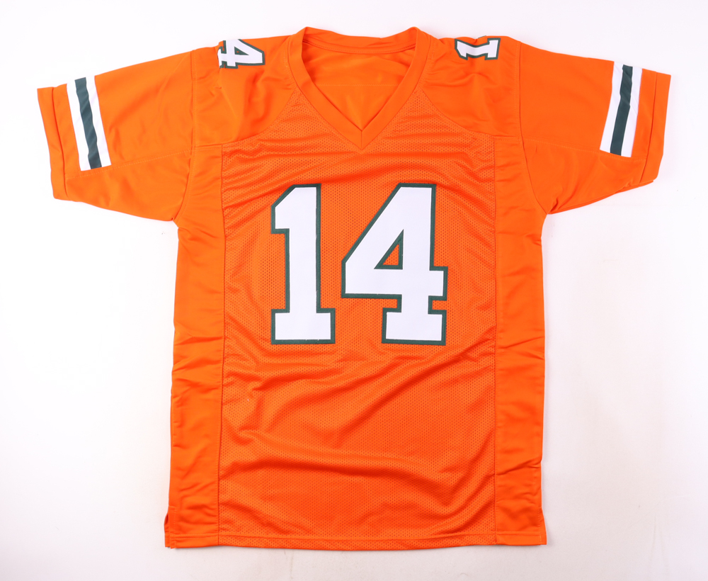 Vinny Testaverde Signed Jersey (Schwartz) at PristineAuction.com Vinny Testaverde Signed Jersey (Schwartz) at PristineAuction.com