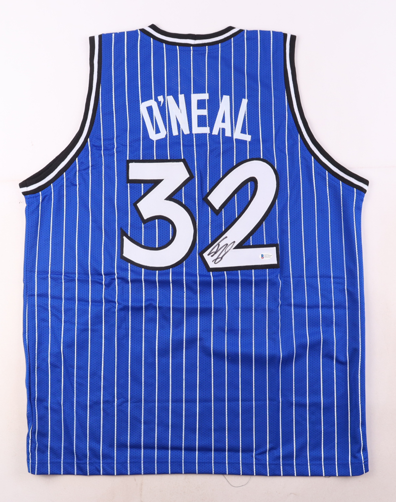 Shaquille O'Neal Signed Jersey (Beckett) at PristineAuction.com Shaquille O'Neal Signed Jersey (Beckett) at PristineAuction.com