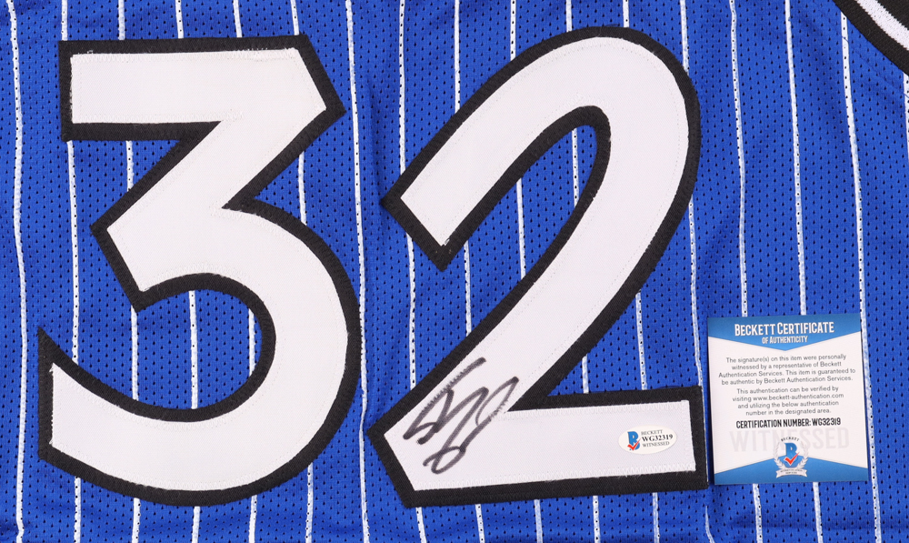 Shaquille O'Neal Signed Jersey (Beckett) at PristineAuction.com Shaquille O'Neal Signed Jersey (Beckett) at PristineAuction.com
