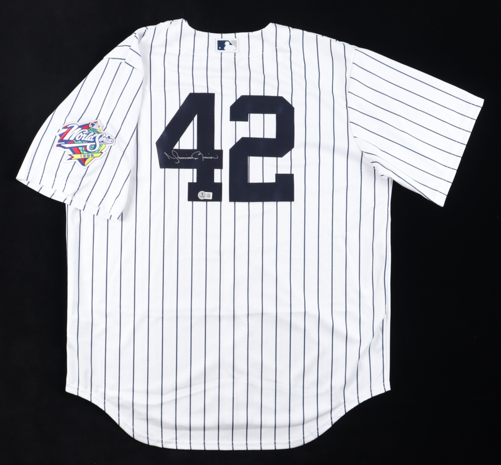 Mariano Rivera Signed Yankees Nike Jersey with 1999 World Series Patch (Beckett) at PristineAuction.com Mariano Rivera Signed Yankees Nike Jersey with 1999 World Series Patch (Beckett) at PristineAuction.com