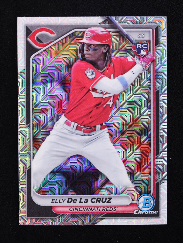 Elly De La Cruz 2024 Bowman Chrome Mega Box #22 RC at PristineAuction.com Elly De La Cruz 2024 Bowman Chrome Mega Box #22 RC at PristineAuction.com