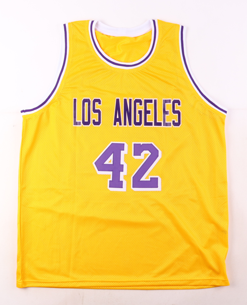 James Worthy Signed Jersey (Schwartz) at PristineAuction.com James Worthy Signed Jersey (Schwartz) at PristineAuction.com