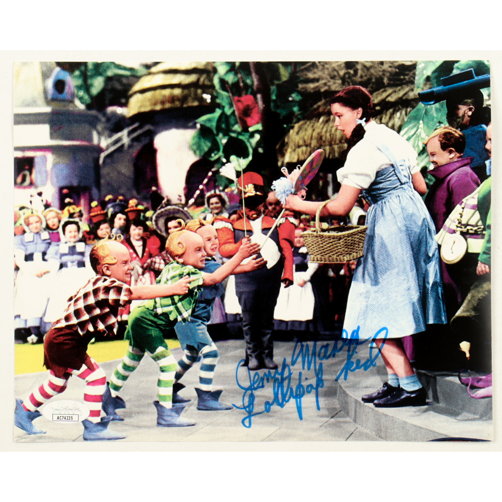 Jerry Maren Signed "The Wizard of Oz" 8x10 Photo Inscribed "Lollipop Kid" (JSA) at PristineAuction.com