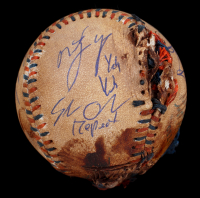"The Sandlot" Prop Baseball Cast-Signed by (7) with Marty York, Chauncey Leopardi, Tom Guiry, Shane Obedinzki with Character Name Inscriptions (JSA) at PristineAuction.com