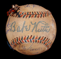"The Sandlot" Prop Baseball Cast-Signed by (7) with Marty York, Chauncey Leopardi, Tom Guiry, Shane Obedinzki with Character Name Inscriptions (JSA) at PristineAuction.com