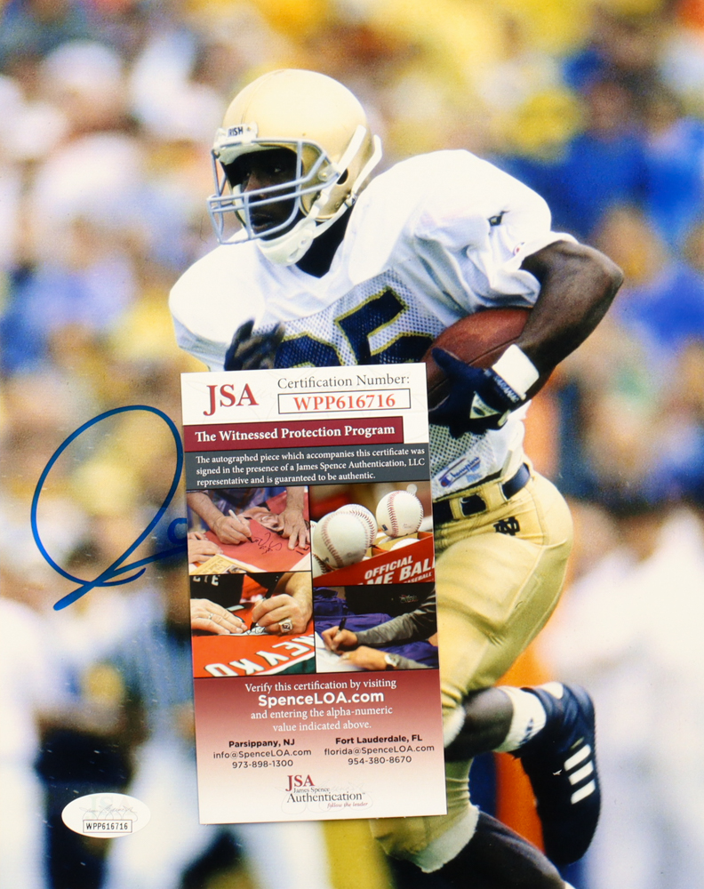 Rocket Ismail Signed Notre Dame Fighting Irish 8x10 Photo (JSA) at PristineAuction.com Rocket Ismail Signed Notre Dame Fighting Irish 8x10 Photo (JSA) at PristineAuction.com