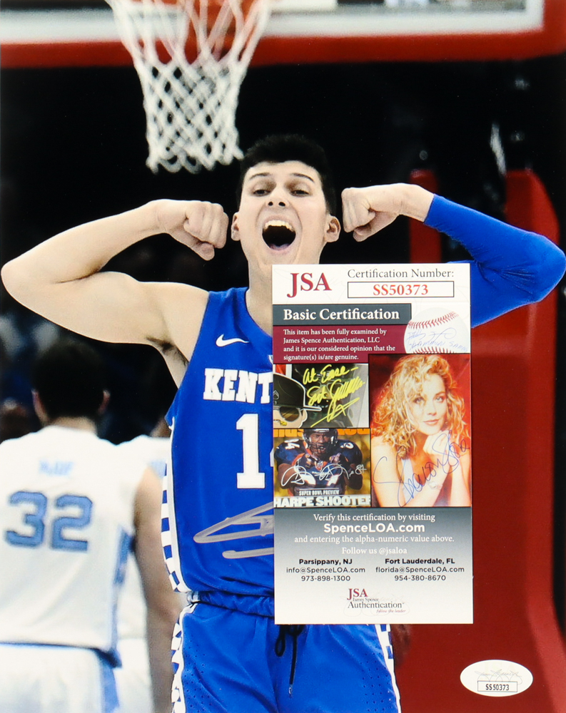 Tyler Herro Signed Kentucky Wildcats 8x10 Photo (JSA) at PristineAuction.com Tyler Herro Signed Kentucky Wildcats 8x10 Photo (JSA) at PristineAuction.com