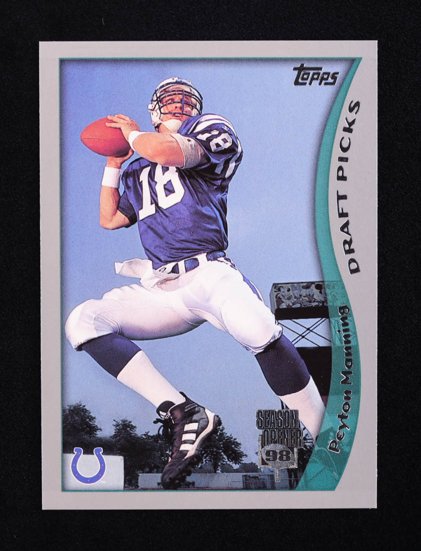 Peyton Manning 1998 Topps Season Opener #1 RC at PristineAuction.com Peyton Manning 1998 Topps Season Opener #1 RC at PristineAuction.com