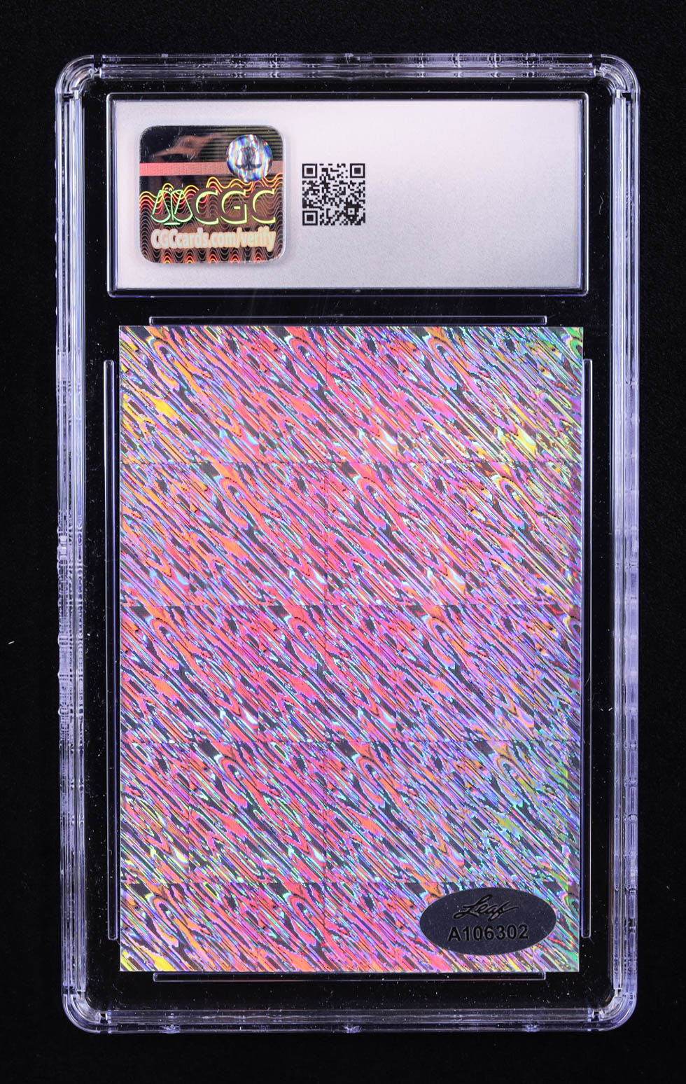 Ken Griffey Jr. 2023 Leaf Vibrance The Temple of Boom Gold Shimmer Pre-Production Proof #1/1 (CGC 10) at PristineAuction.com Ken Griffey Jr. 2023 Leaf Vibrance The Temple of Boom Gold Shimmer Pre-Production Proof #1/1 (CGC 10) at PristineAuction.com