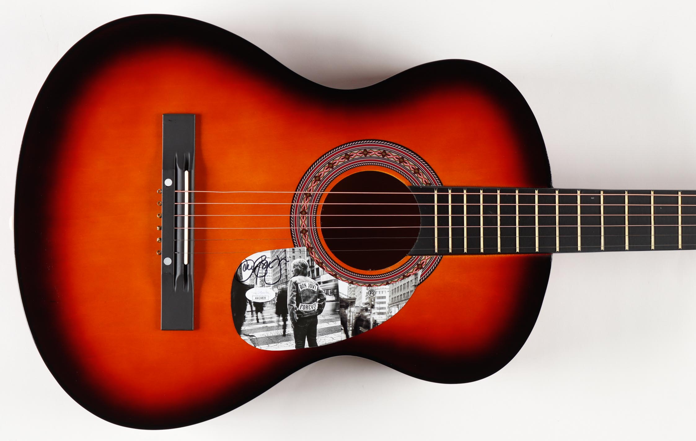 Jon Bon Jovi Signed 38" Acoustic Guitar (JSA) at PristineAuction.com Jon Bon Jovi Signed 38" Acoustic Guitar (JSA) at PristineAuction.com