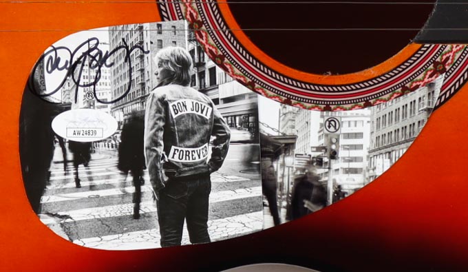 Jon Bon Jovi Signed 38" Acoustic Guitar (JSA) at PristineAuction.com Jon Bon Jovi Signed 38" Acoustic Guitar (JSA) at PristineAuction.com