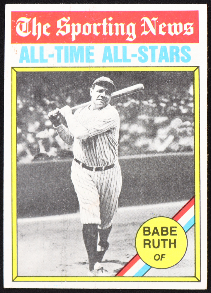 Babe Ruth 1976 Topps #345 ATG at PristineAuction.com Babe Ruth 1976 Topps #345 ATG at PristineAuction.com