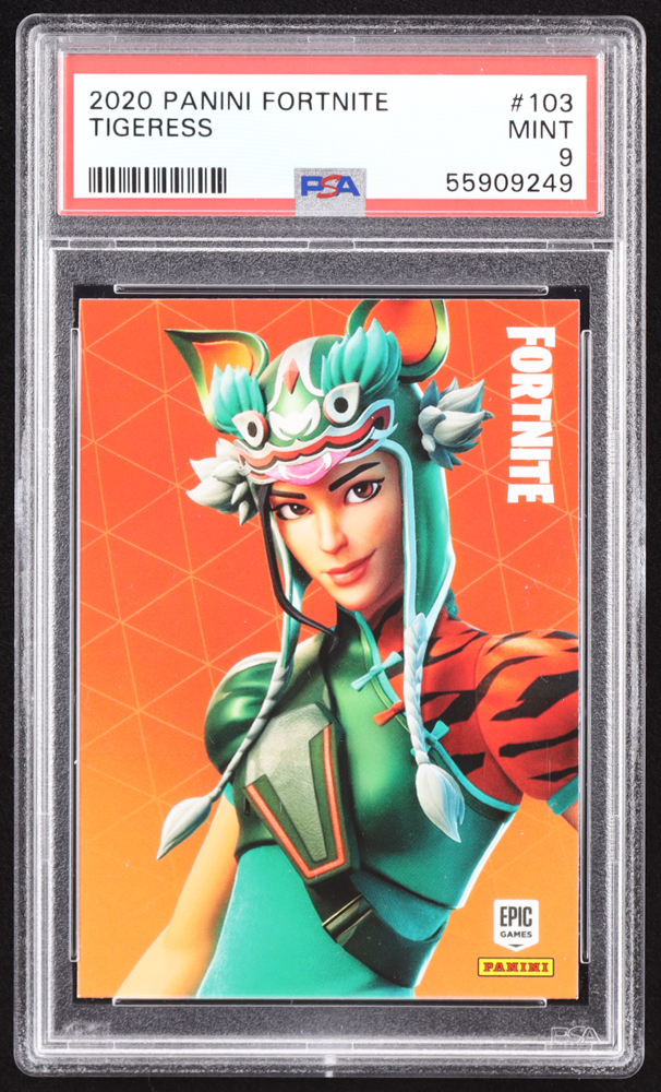 Tigress 2020 Panini Fortnite Series 2 #103 R (PSA 9) at PristineAuction.com Tigress 2020 Panini Fortnite Series 2 #103 R (PSA 9) at PristineAuction.com