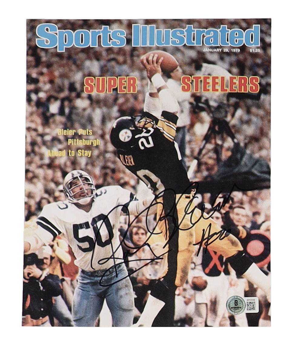 Rocky Bleier Signed Steelers 8x10 Magazine Cover Photo (Beckett) at PristineAuction.com Rocky Bleier Signed Steelers 8x10 Magazine Cover Photo (Beckett) at PristineAuction.com