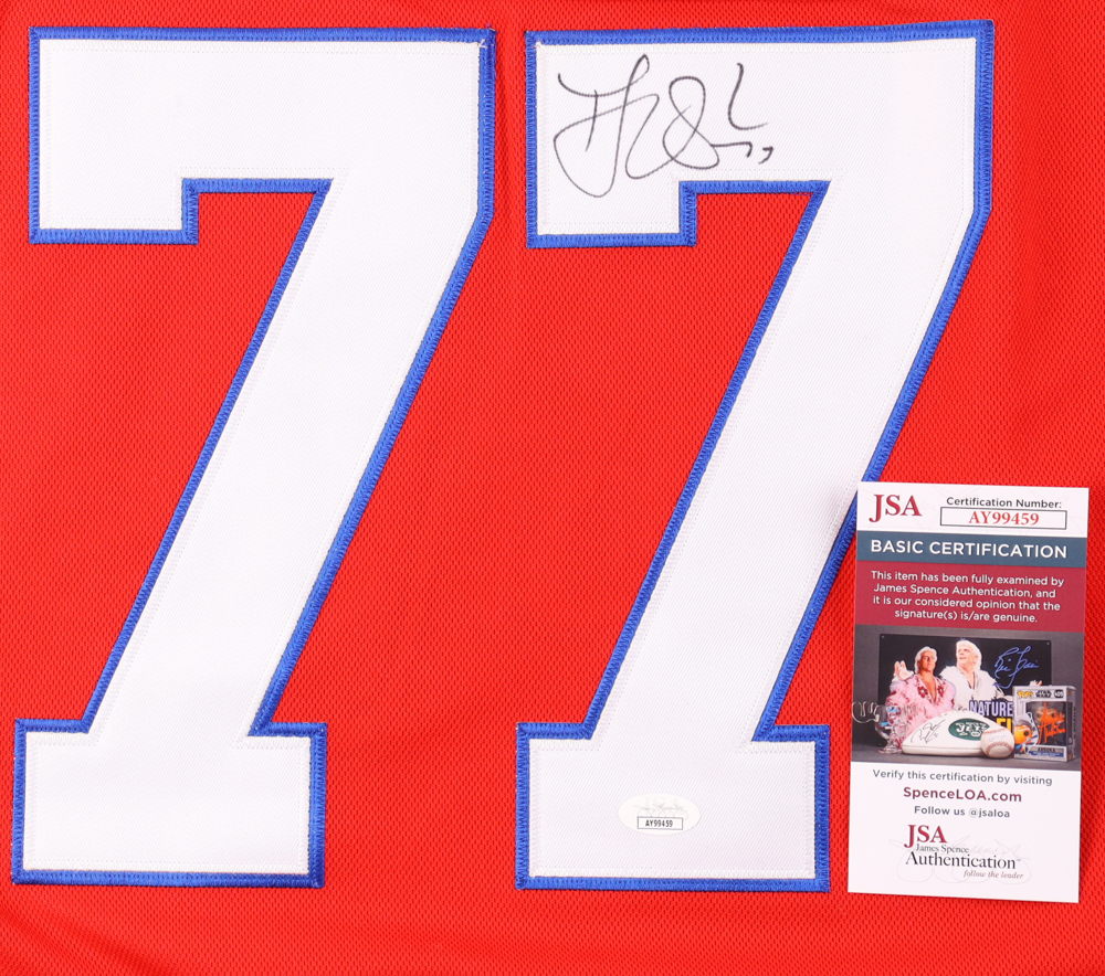 T. J. Oshie Signed Jersey (JSA) at PristineAuction.com T. J. Oshie Signed Jersey (JSA) at PristineAuction.com