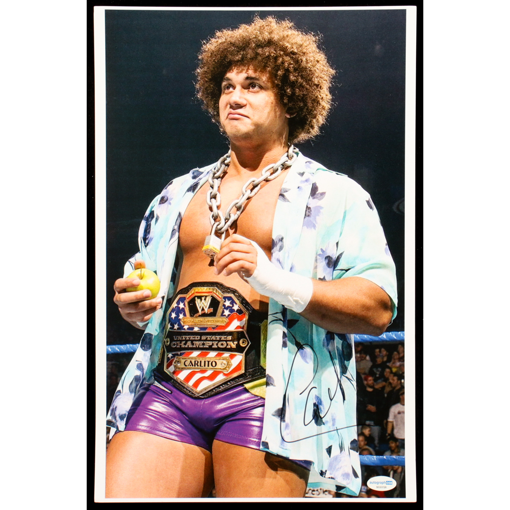 Carlito Signed WWE 11x17 Photo (AutographCOA) at PristineAuction.com