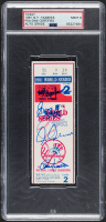Reggie Jackson, Lou Piniella, Chris Chambliss & Graig Nettles Signed Original 1981 World Series Game 2 Ticket | New York Yankees vs. Los Angeles Dodgers (PSA | Autographs Graded 9) at PristineAuction.com