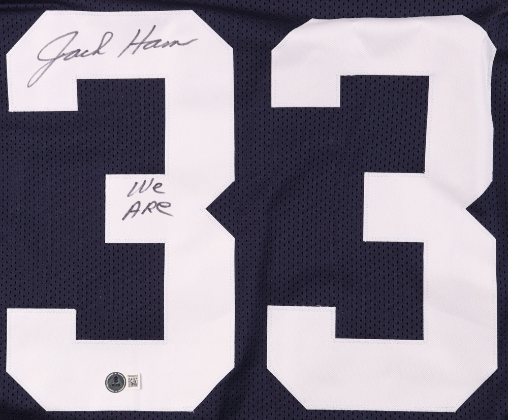 Jack Ham Signed Jersey Inscribed "We Are" (Beckett) at PristineAuction.com Jack Ham Signed Jersey Inscribed "We Are" (Beckett) at PristineAuction.com