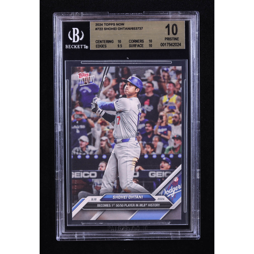 Shohei Ohtani 2024 Topps Now #722 (BGS 10) at PristineAuction.com