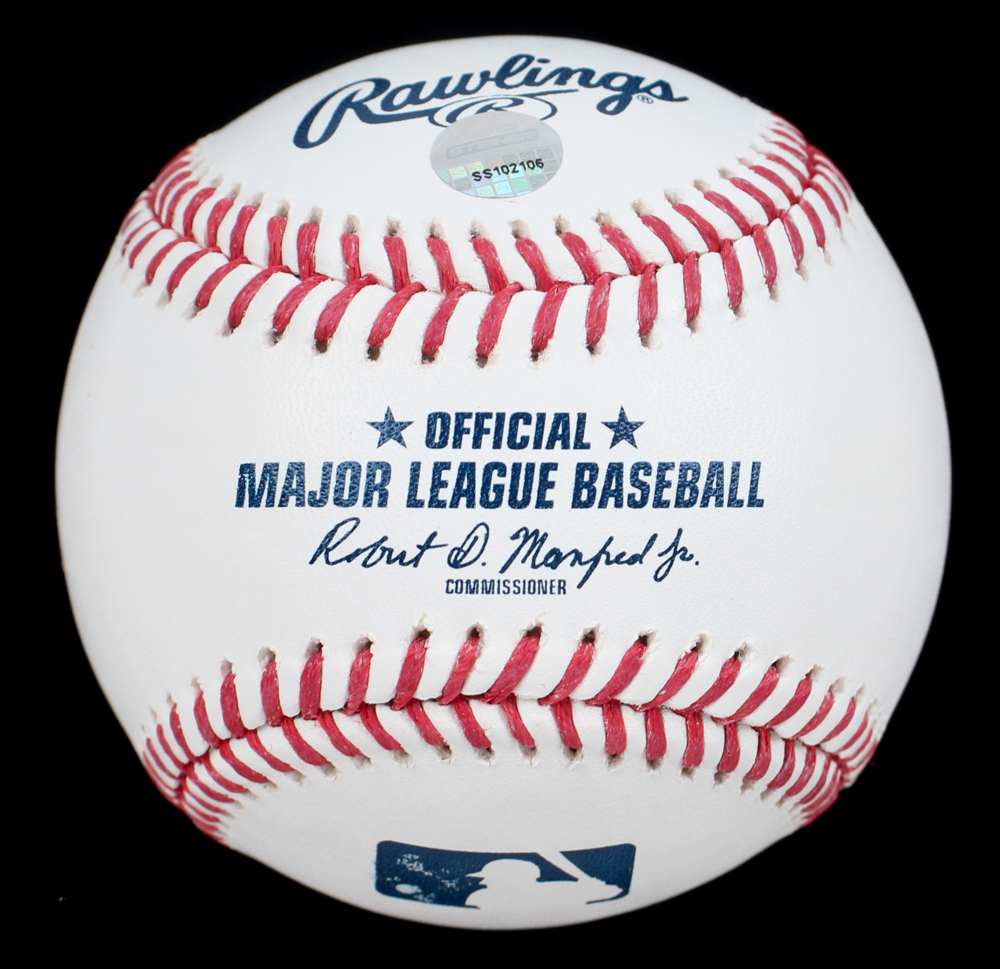 Rickey Henderson Signed OML Baseball Inscribed "Man of Steal" (Steiner) at PristineAuction.com Rickey Henderson Signed OML Baseball Inscribed "Man of Steal" (Steiner) at PristineAuction.com