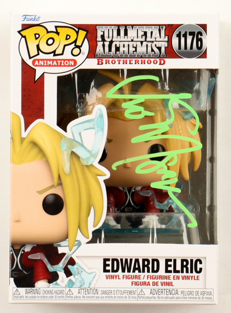 Vic Mignogna Signed "Full Metal Alchemist" #1176 Edward Elric Funko Pop! Vinyl Figure (JSA) at PristineAuction.com Vic Mignogna Signed "Full Metal Alchemist" #1176 Edward Elric Funko Pop! Vinyl Figure (JSA) at PristineAuction.com