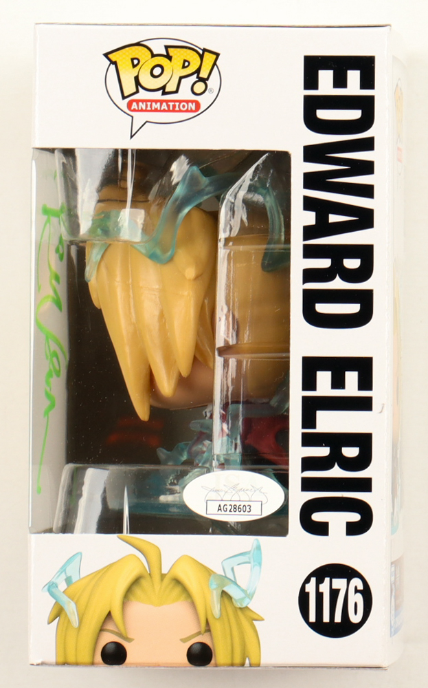 Vic Mignogna Signed "Full Metal Alchemist" #1176 Edward Elric Funko Pop! Vinyl Figure (JSA) at PristineAuction.com Vic Mignogna Signed "Full Metal Alchemist" #1176 Edward Elric Funko Pop! Vinyl Figure (JSA) at PristineAuction.com