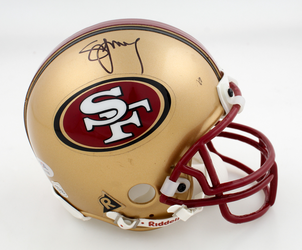 Steve Young & Terrell Owens Signed 49ers Mini Helmet (PSA) at PristineAuction.com Steve Young & Terrell Owens Signed 49ers Mini Helmet (PSA) at PristineAuction.com