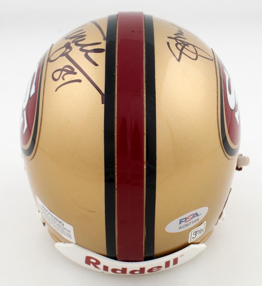 Steve Young & Terrell Owens Signed 49ers Mini Helmet (PSA) at PristineAuction.com Steve Young & Terrell Owens Signed 49ers Mini Helmet (PSA) at PristineAuction.com