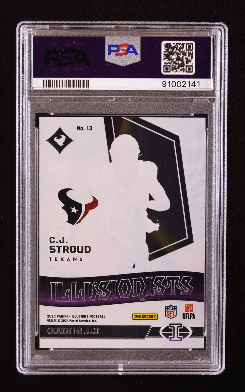 CJ Stroud 2023 Panini Illusions Illusionists #13 RC (PSA 10) at PristineAuction.com CJ Stroud 2023 Panini Illusions Illusionists #13 RC (PSA 10) at PristineAuction.com