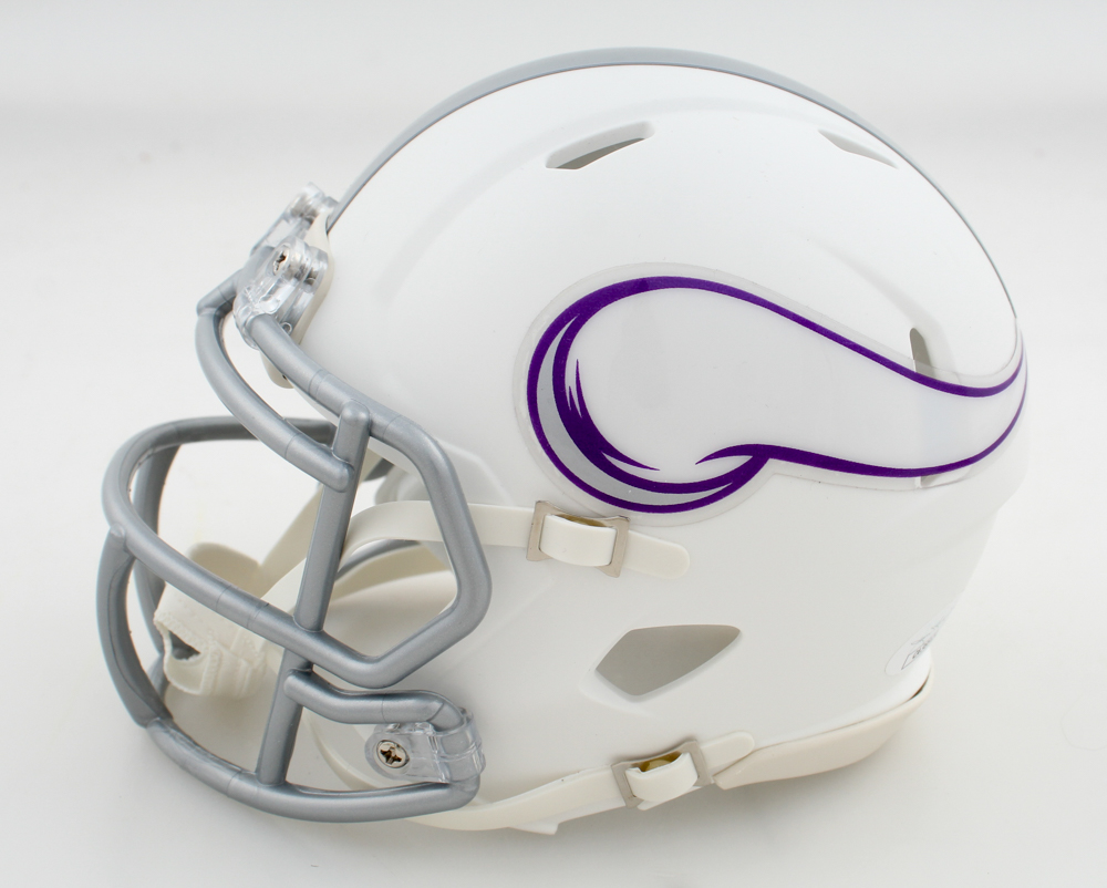 Andrew Van Ginkel Signed Vikings Salute to Service Alternate Speed Mini Helmet (JSA) at PristineAuction.com Andrew Van Ginkel Signed Vikings Salute to Service Alternate Speed Mini Helmet (JSA) at PristineAuction.com