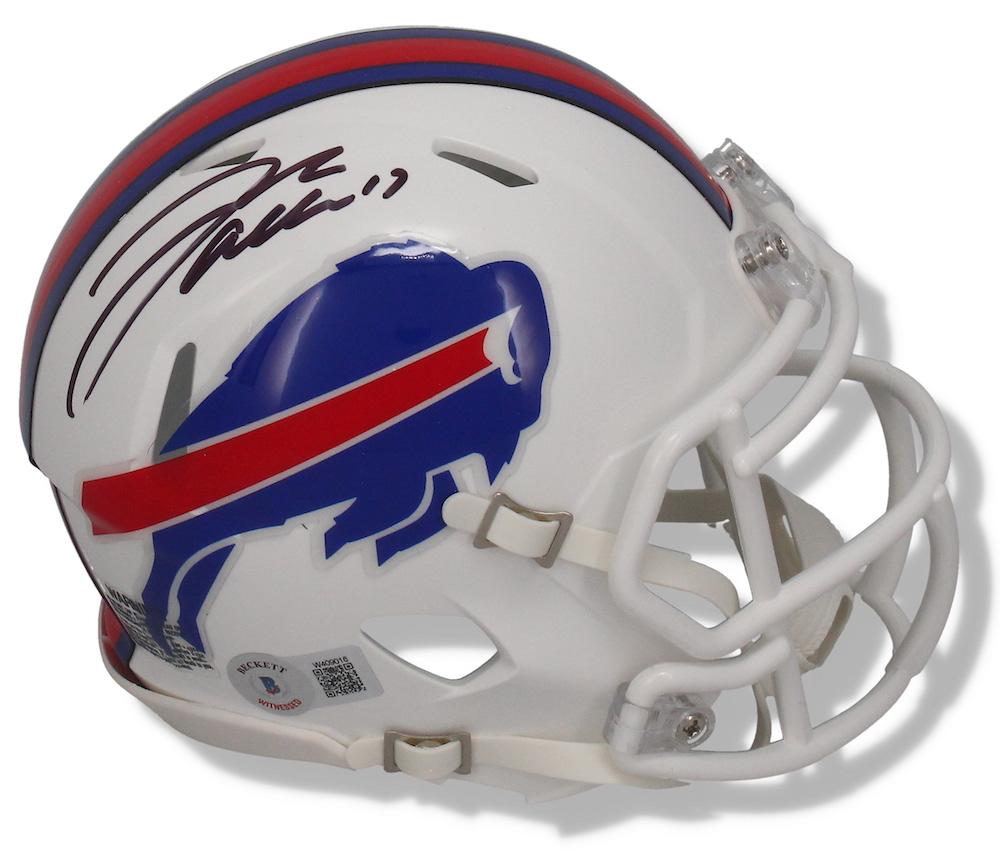 Josh Allen Signed Bills Speed Mini Helmet (Beckett) at PristineAuction.com Josh Allen Signed Bills Speed Mini Helmet (Beckett) at PristineAuction.com