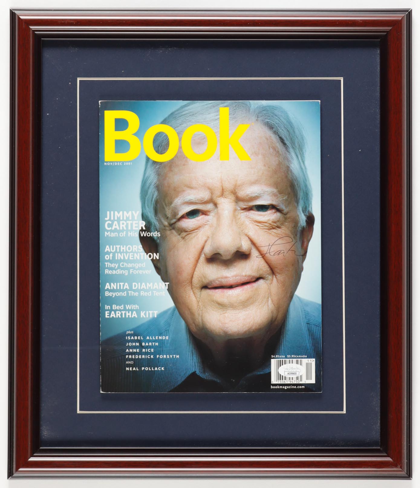 Jimmy Carter Signed Custom Framed "Book" Magazine Display (JSA) at PristineAuction.com Jimmy Carter Signed Custom Framed "Book" Magazine Display (JSA) at PristineAuction.com