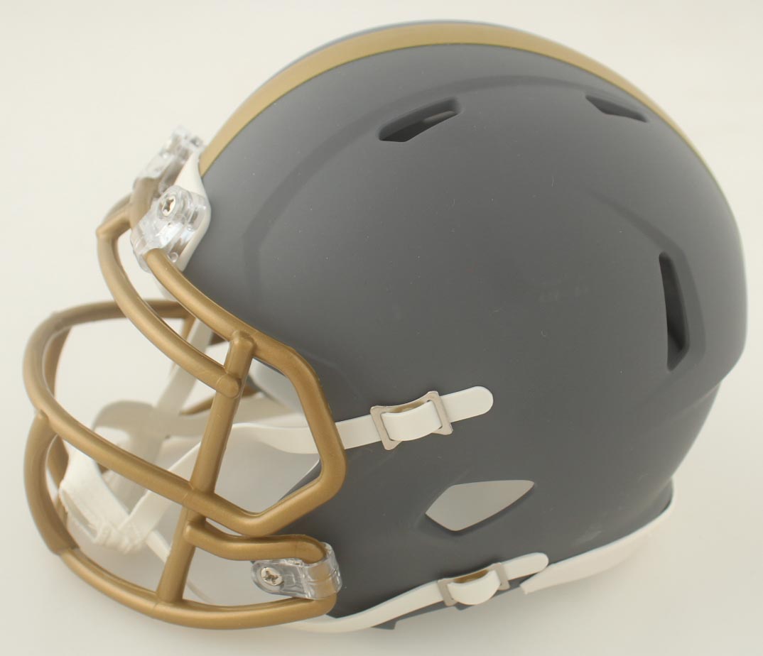 Roman Wilson Signed Steelers Slate Alternate Speed Mini Helmet (Beckett) at PristineAuction.com Roman Wilson Signed Steelers Slate Alternate Speed Mini Helmet (Beckett) at PristineAuction.com