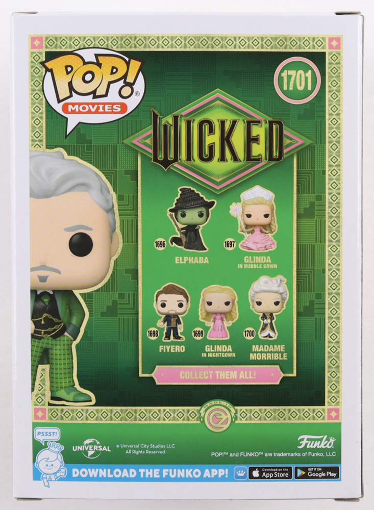 Jeff Goldblum Signed "Wicked" The Wizard #1701 Funko Pop! Vinyl Figure (Beckett) at PristineAuction.com Jeff Goldblum Signed "Wicked" The Wizard #1701 Funko Pop! Vinyl Figure (Beckett) at PristineAuction.com