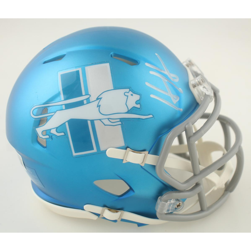 Hendon Hooker Signed Lions Speed Mini Helmet (Beckett) at PristineAuction.com