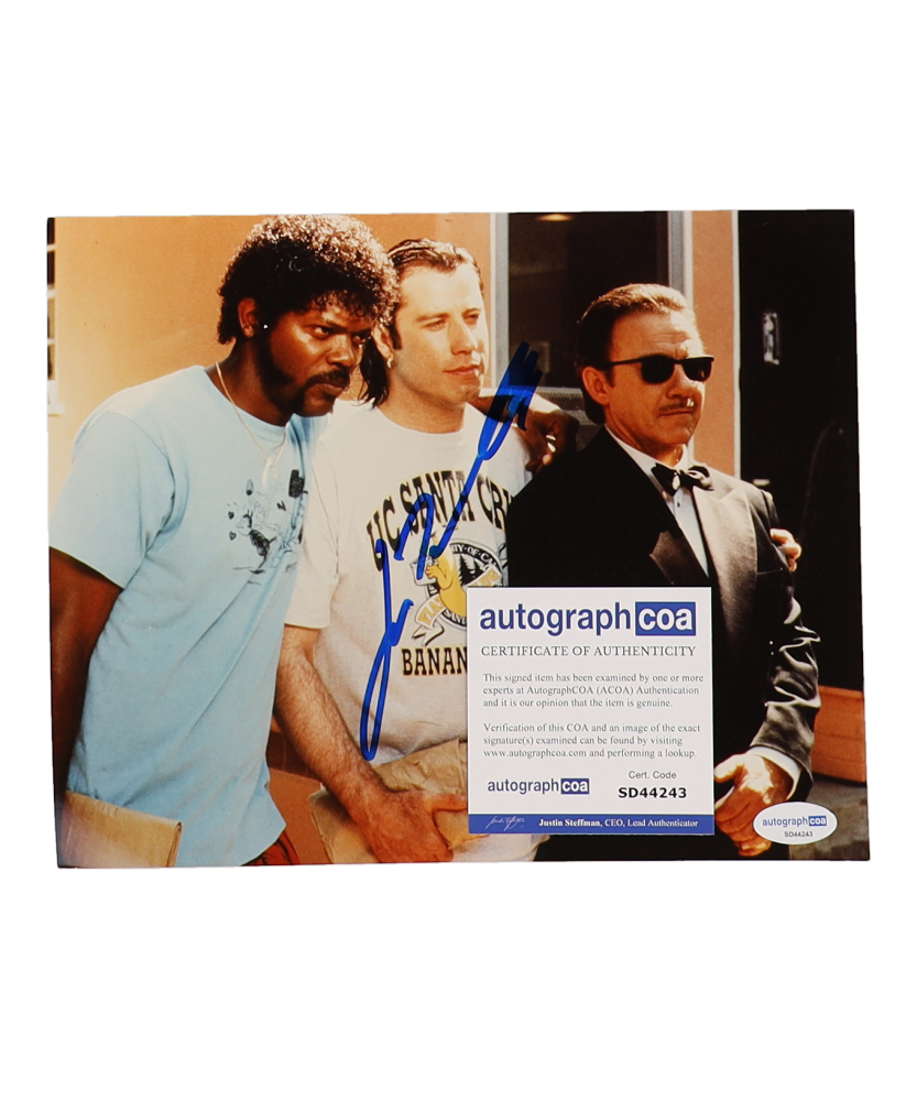 Pulp Signed John Travolta Signed