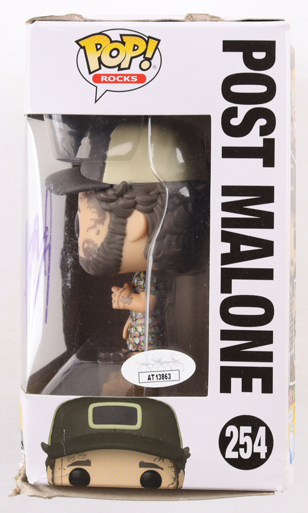 Post Malone Signed "Post Malone" #254 Funko Pop! Vinyl Figure (JSA) at PristineAuction.com Post Malone Signed "Post Malone" #254 Funko Pop! Vinyl Figure (JSA) at PristineAuction.com